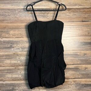 Ya Mini Black Strapless Dress NWT